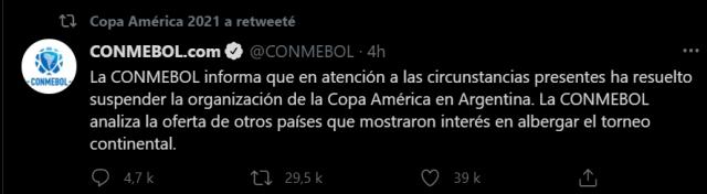 kaiyun-美洲杯易地:阿根廷放弃举办 还有2周哪找东道主?